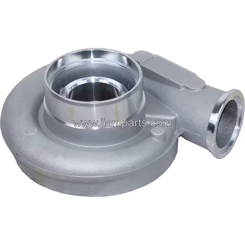 4040185 HX35 aftermarket compressor housing — top three-quarter view