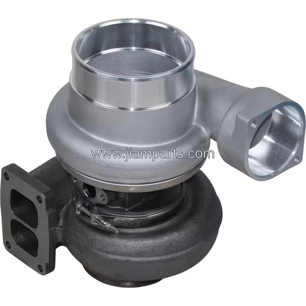 465332-0002 TV8112 aftermarket turbocharger — top three-quarter view