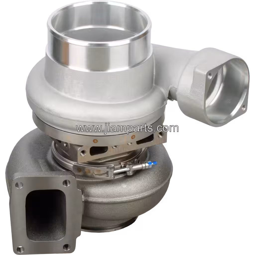 465955-5004S TL8118 aftermarket turbocharger — top three-quarter view