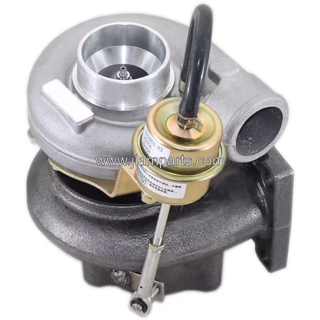 727266-5003 GT2052 aftermarket turbocharger — top three-quarter view