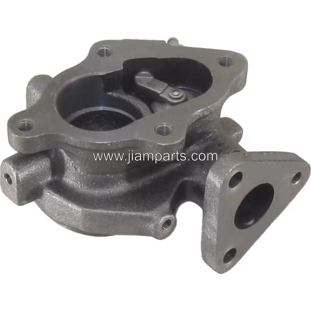 49135-04030 TH TF035HM-12T aftermarket turbine housing — top three-quarter view