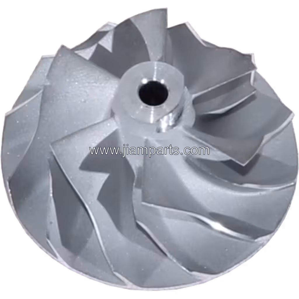 49135-07312 CW aftermarket compressor wheel — top three-quarter view