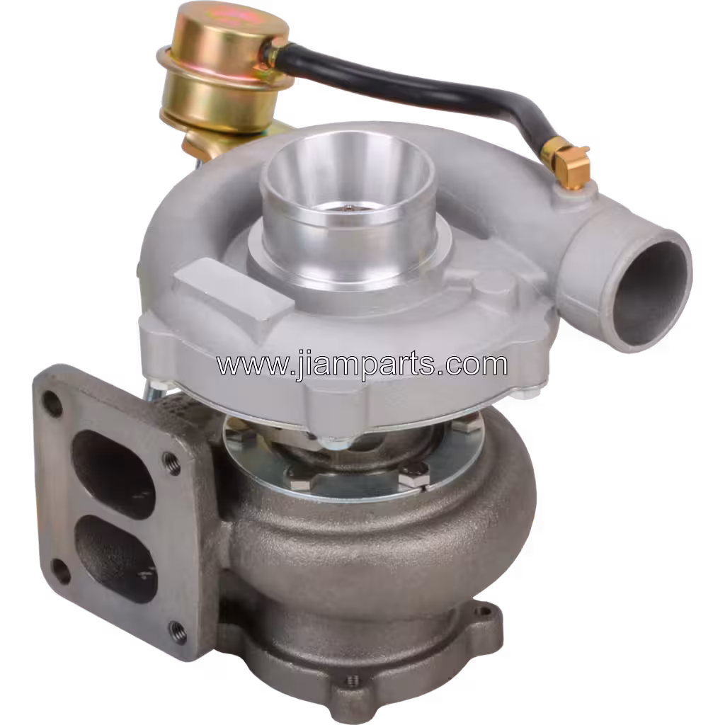 6222-81-8311 TBP417 aftermarket turbocharger — top three-quarter view