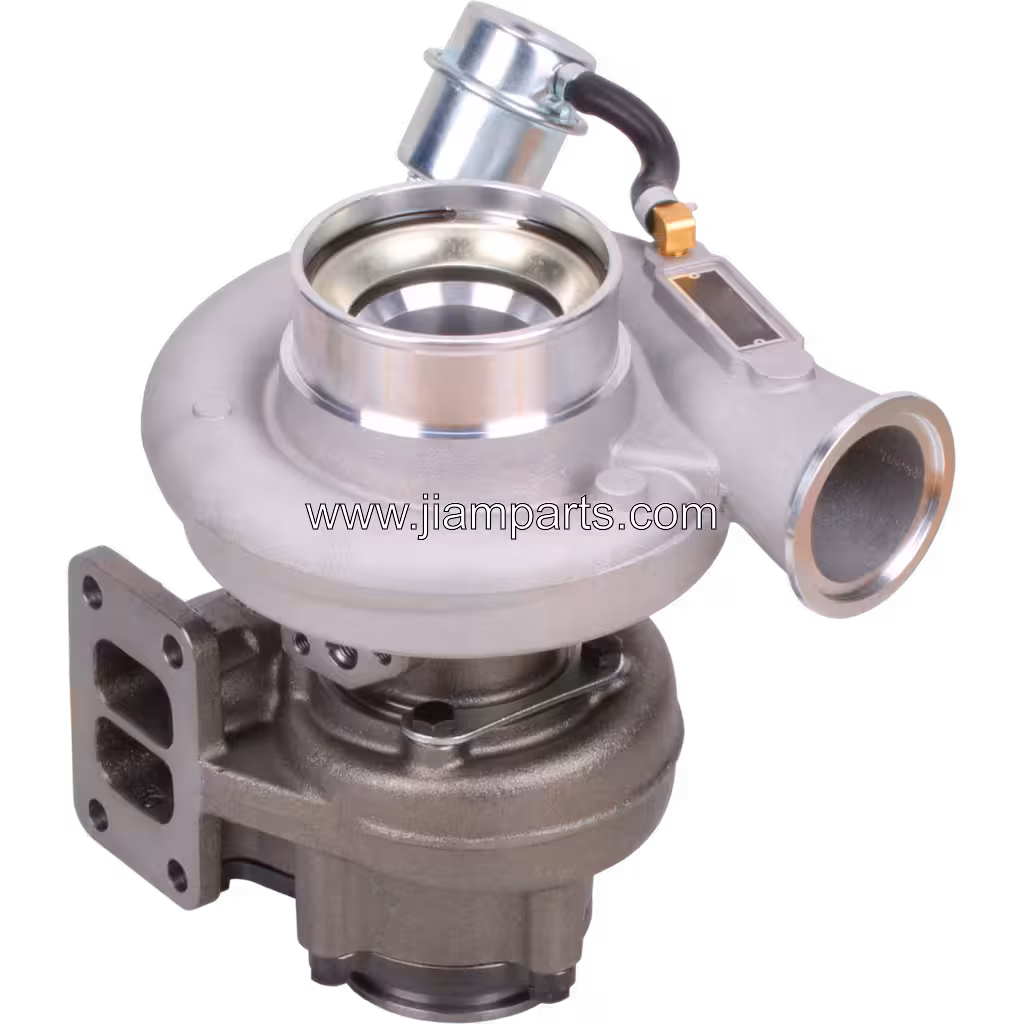 2881717 HX35W aftermarket turbocharger — top three-quarter view