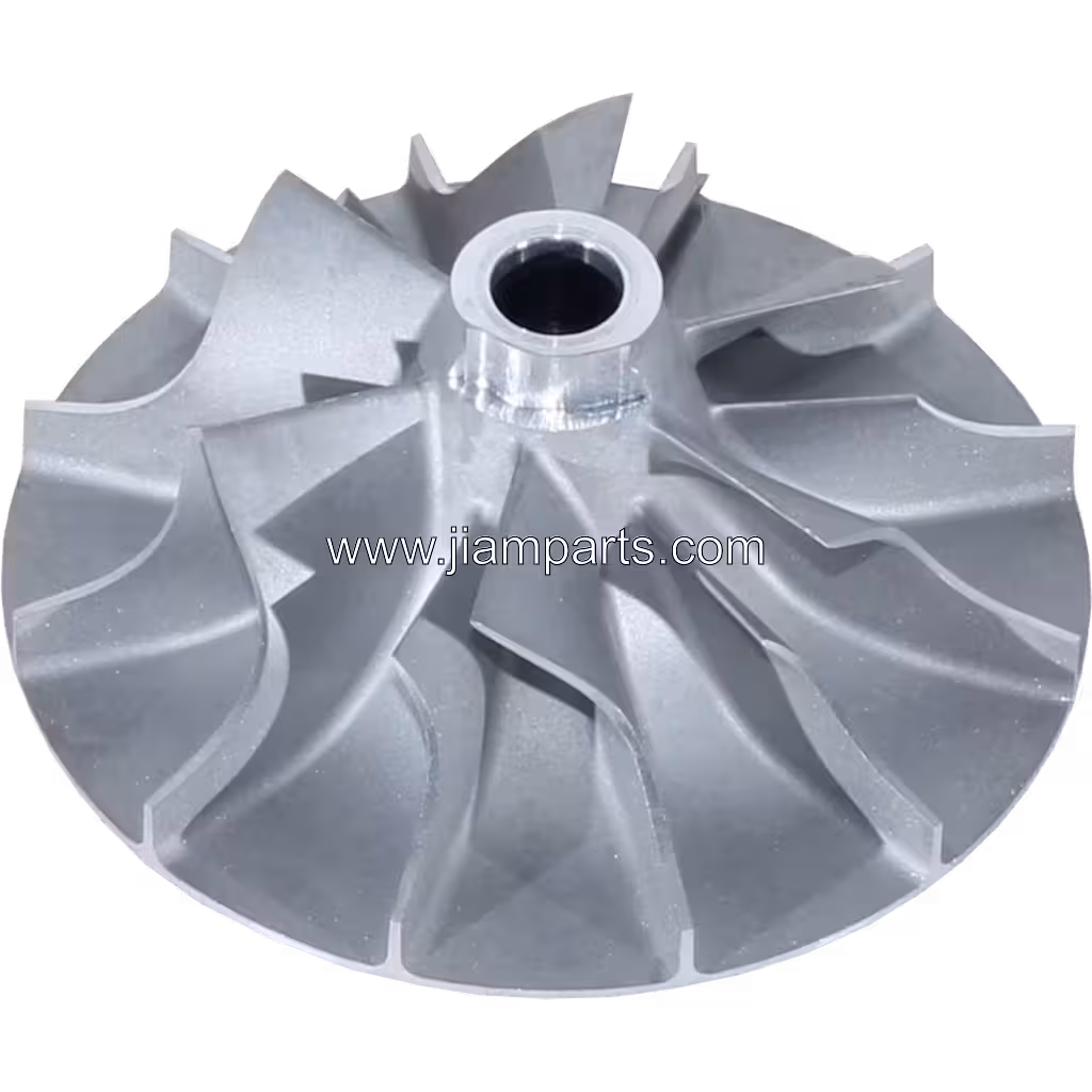 9N2378 4LF302 aftermarket compressor wheel — top three-quarter view