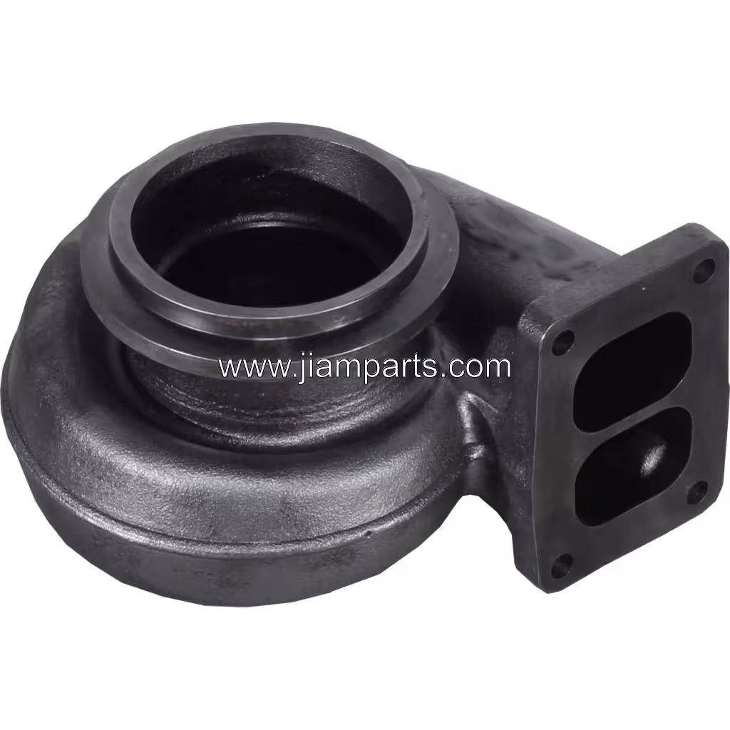 447990-0027 BTG7508 aftermarket turbine housing — top three-quarter view
