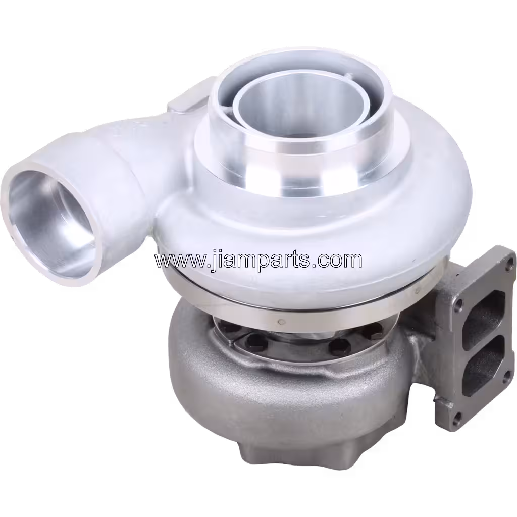 6505-67-5040 KTR110L-F85PW aftermarket turbocharger — top three-quarter view