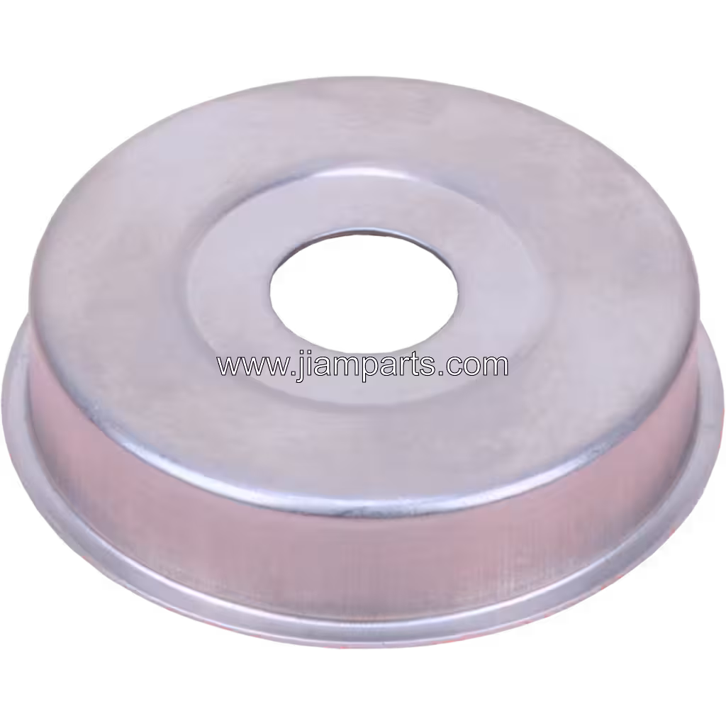 4051033 HS HX35W aftermarket heat shield — top three-quarter view