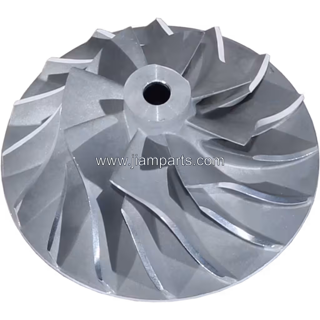 3521711 aftermarket compressor wheel — top three-quarter view