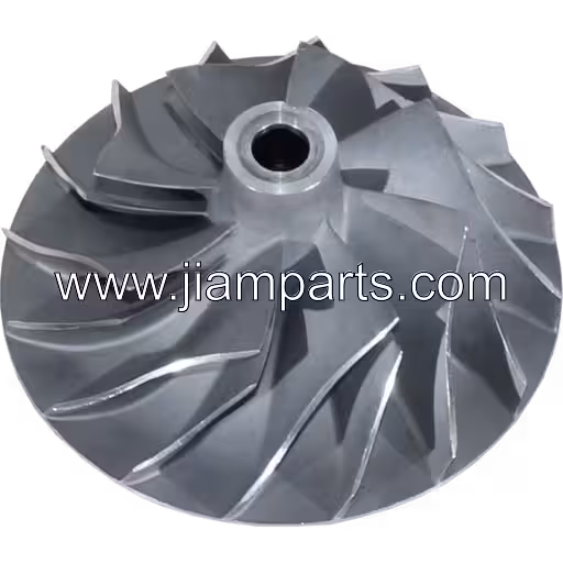 KTR110G-EC4A Turbocharger compressor wheel for 6505-51-5220 CW, Komatsu 6D140