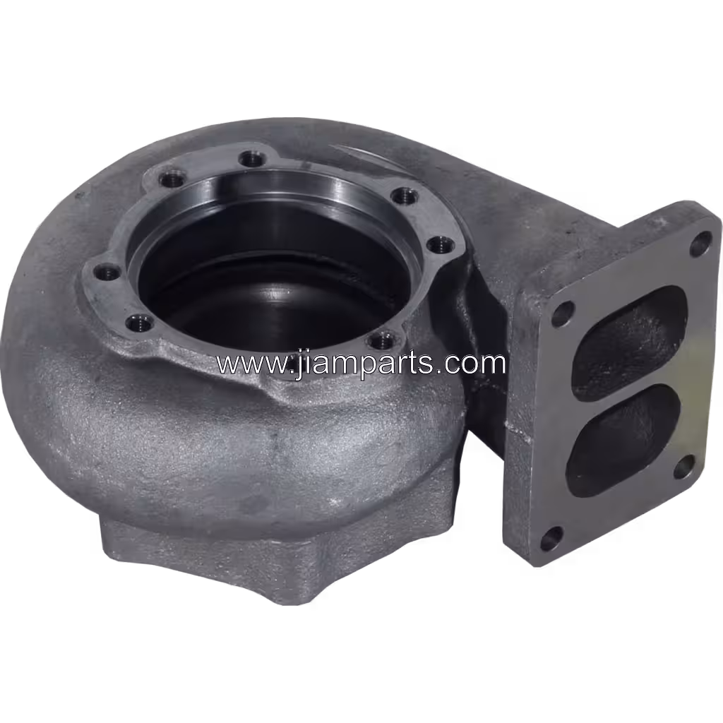 6505-51-5220 TH aftermarket turbine housing — top three-quarter view
