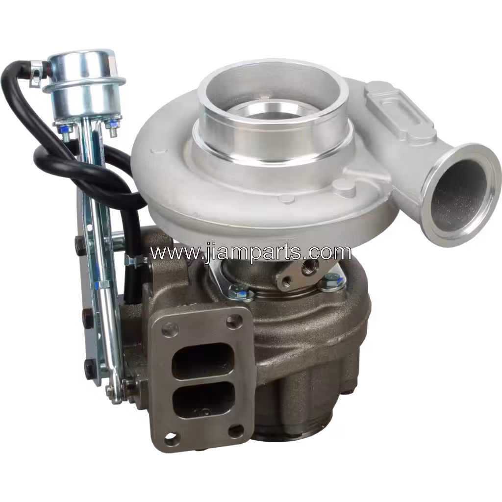 3532042 HX35W aftermarket turbocharger — top three-quarter view