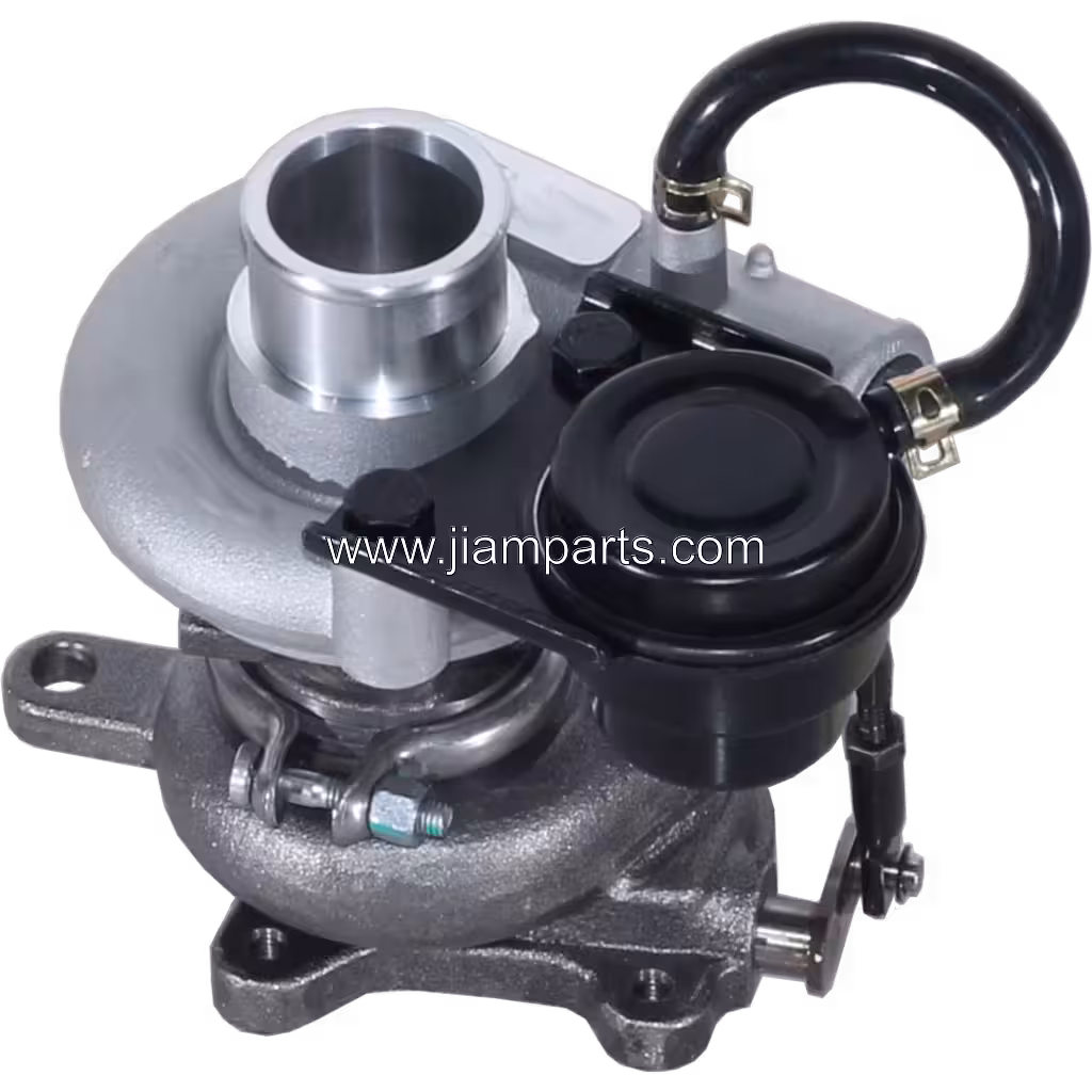 49173-02412 TD025M-09T 3 3 aftermarket turbocharger — top three-quarter view