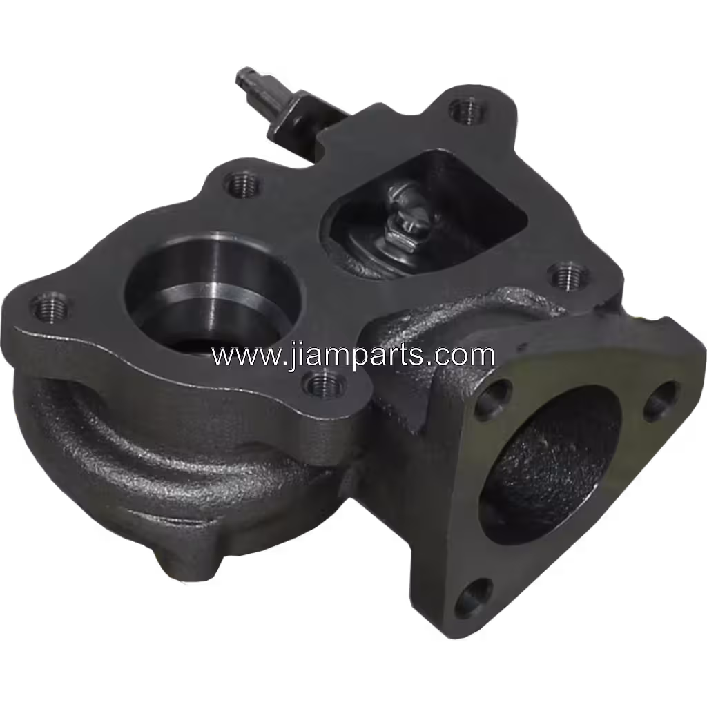 715924-0002 TH aftermarket turbine housing — top three-quarter view