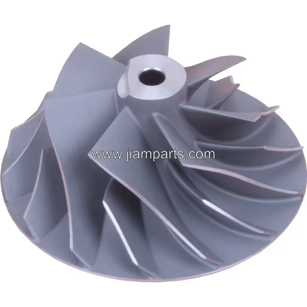 4035879 HX40W aftermarket compressor wheel — top three-quarter view