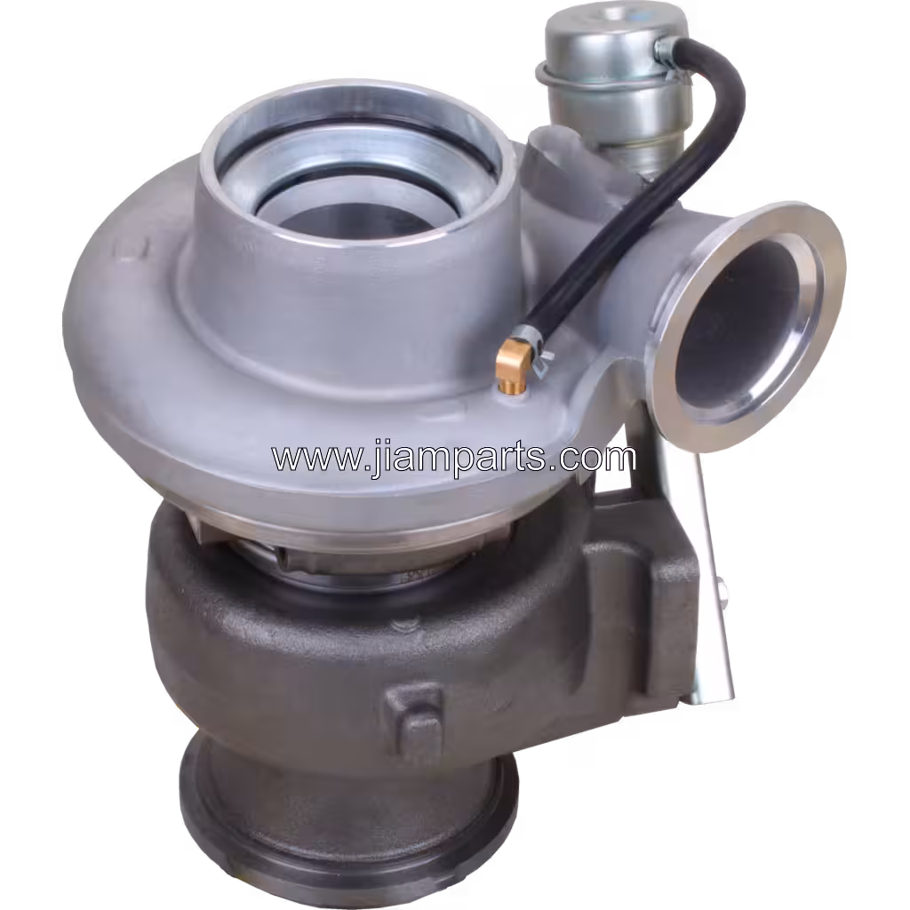 4089863 HX55W aftermarket turbocharger — top three-quarter view