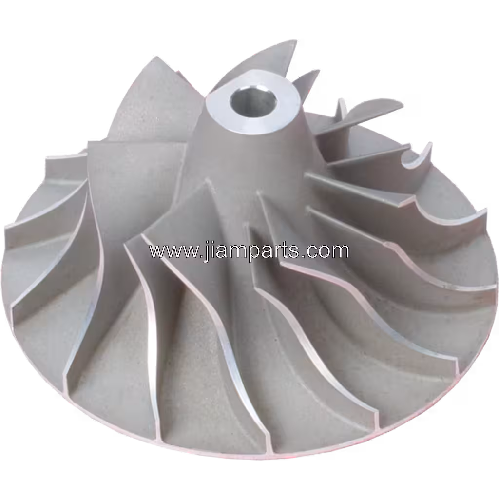 53271232089 K27 2-3266MNB 21 22 aftermarket compressor wheel — top three-quarter view
