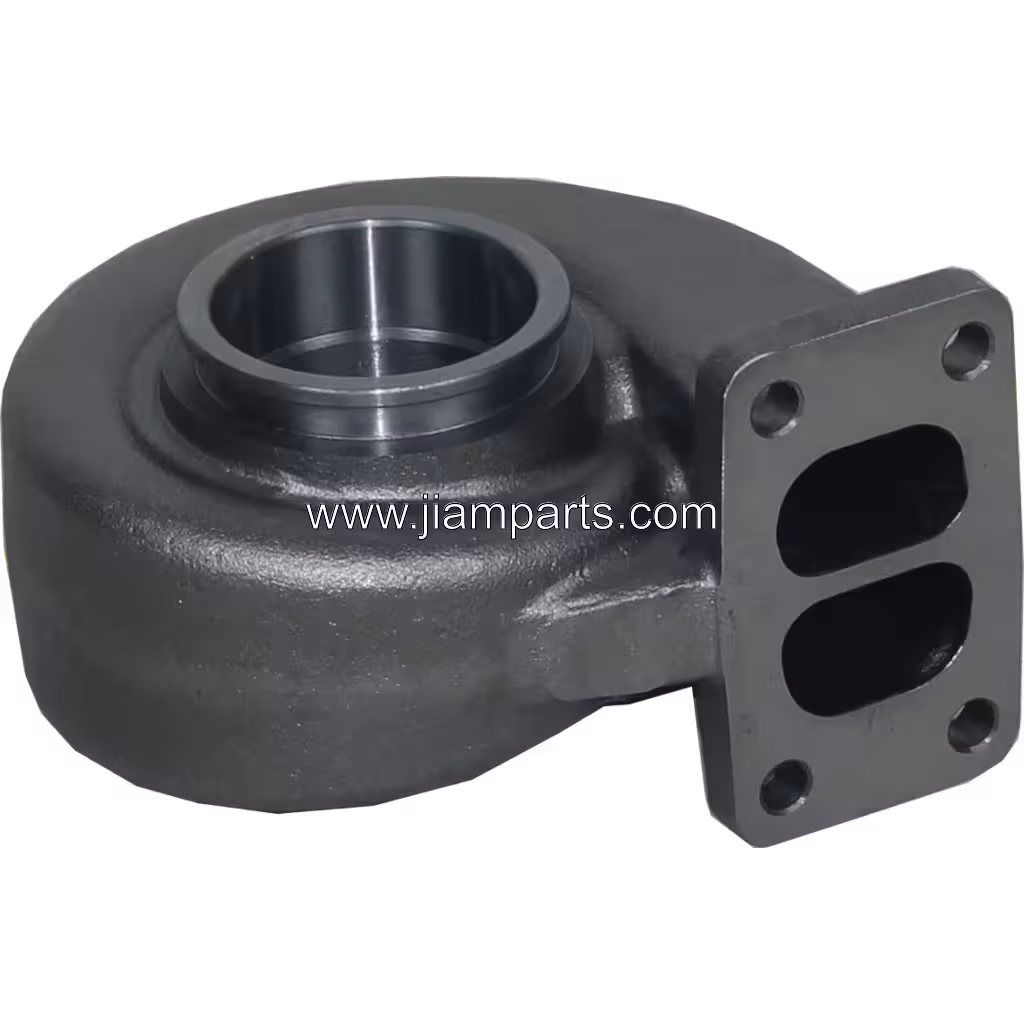 4040605 TH H1C aftermarket turbine housing — top three-quarter view