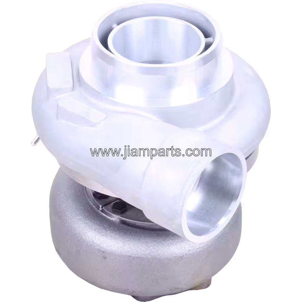 6505-68-5020 KTR110L-3H4E aftermarket turbocharger — top three-quarter view