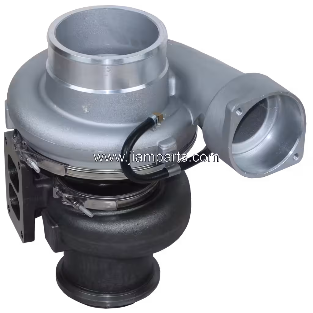 0R6833 BTG7506 aftermarket turbocharger — top three-quarter view