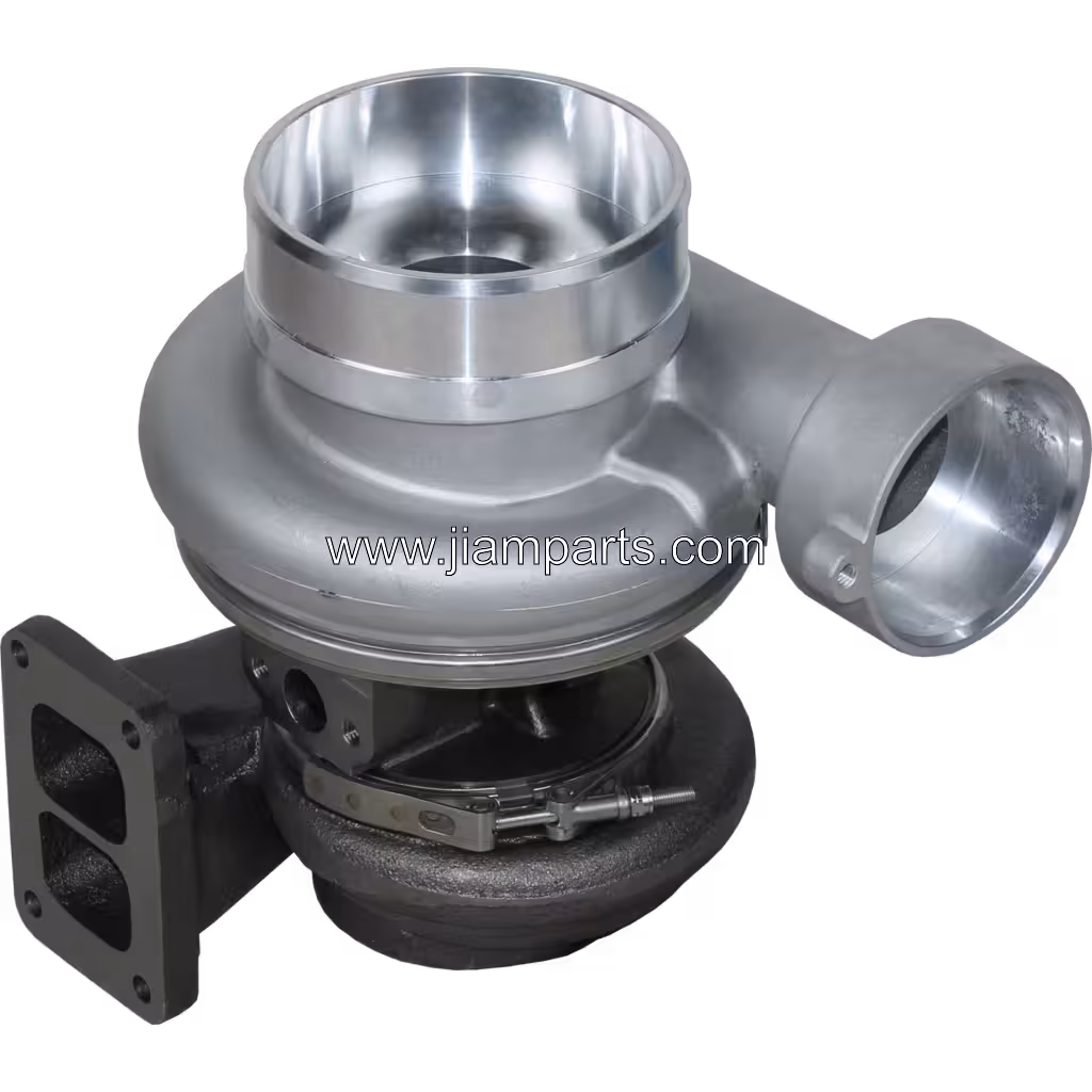 179576 4LF555 aftermarket turbocharger — top three-quarter view