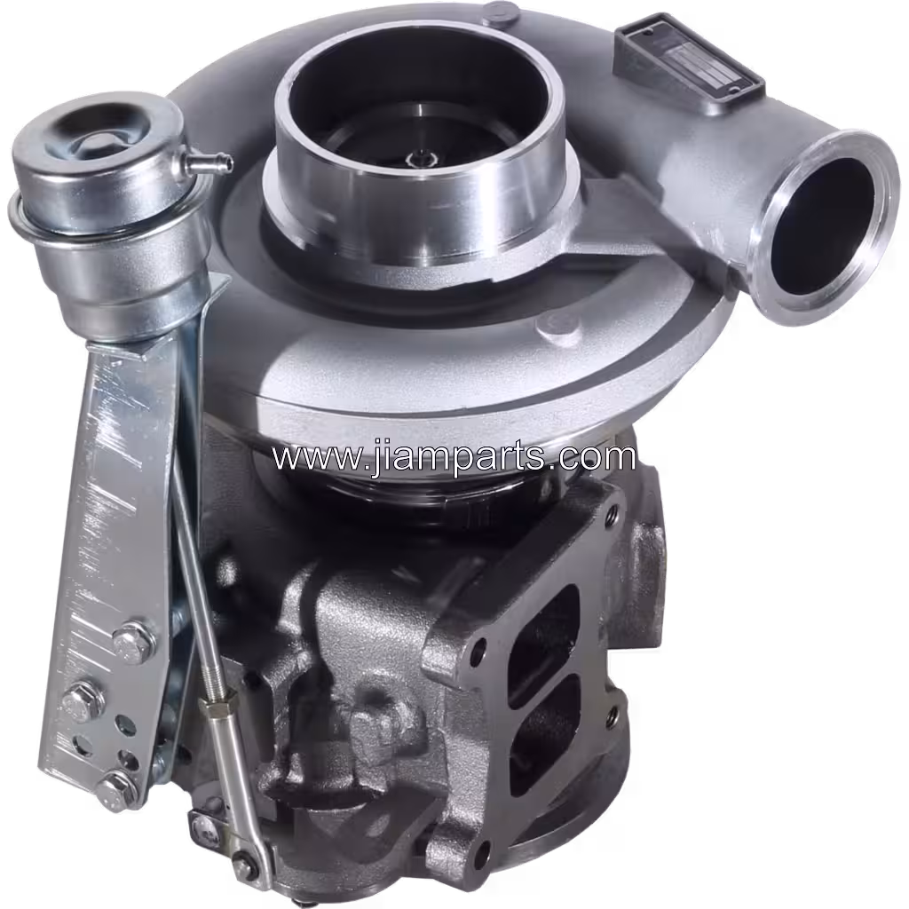 3592778 HX55W aftermarket turbocharger — top three-quarter view