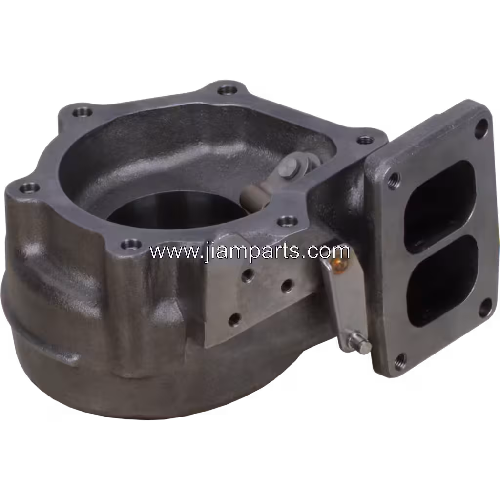 4031159H TH HE551W aftermarket turbine housing — top three-quarter view