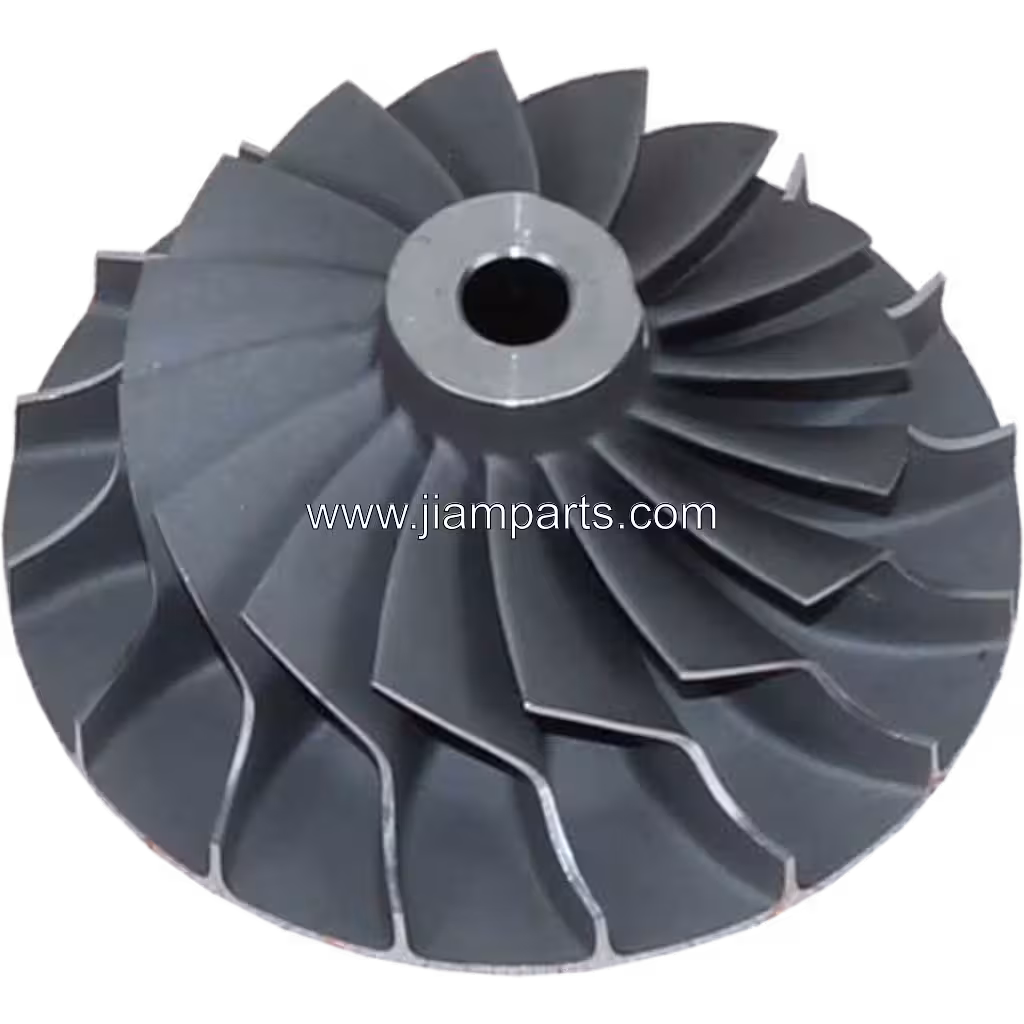 184121 CW aftermarket compressor wheel — top three-quarter view