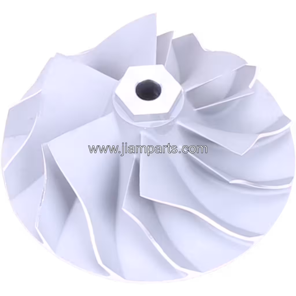471086-0002 CW GT4294 aftermarket compressor wheel — top three-quarter view
