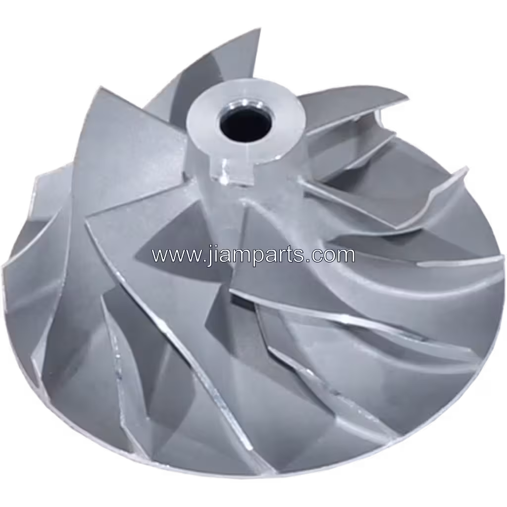 VA720015 CW RHE61 aftermarket compressor wheel — top three-quarter view