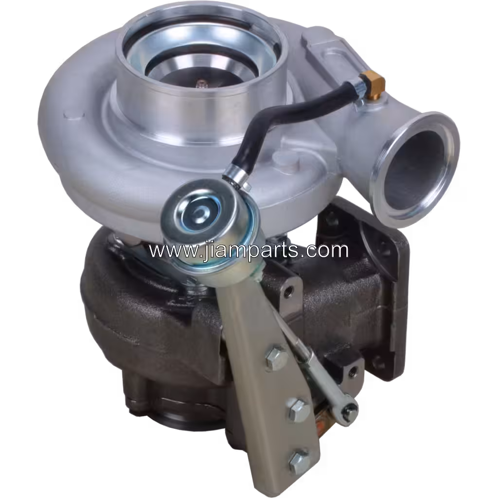 6738-81-8192 HX35W aftermarket turbocharger — top three-quarter view