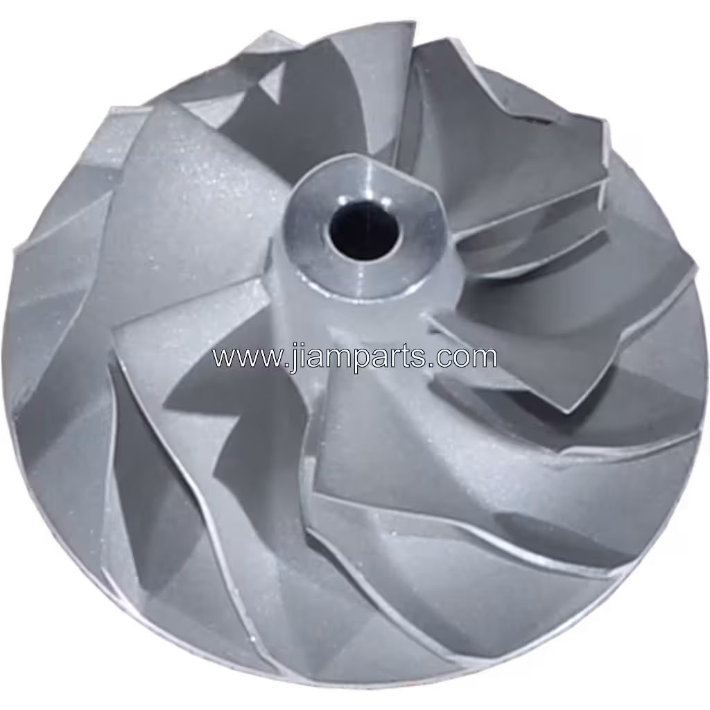 702492-0001 GT1752S aftermarket compressor wheel — top three-quarter view