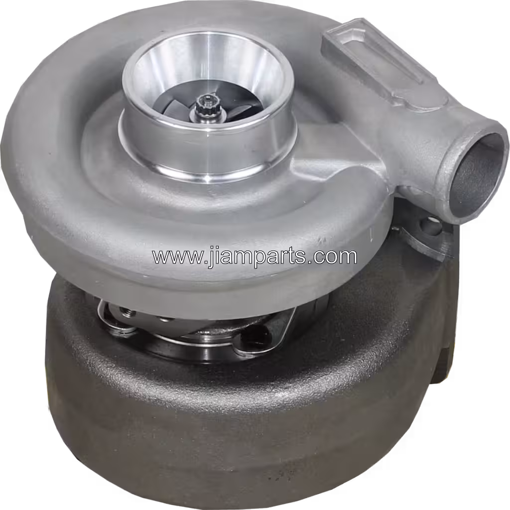 4035499 HX35 aftermarket turbocharger — top three-quarter view