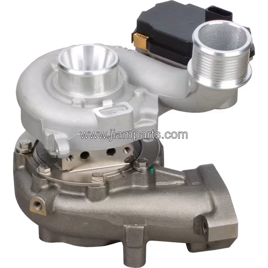 5303-970-0432 BV43 aftermarket turbocharger — top three-quarter view