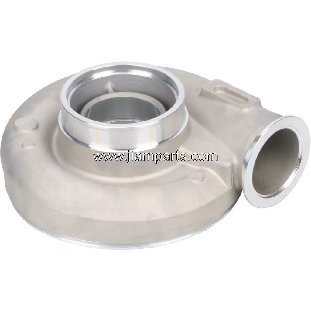 3591397 HX60 aftermarket compressor housing — top three-quarter view