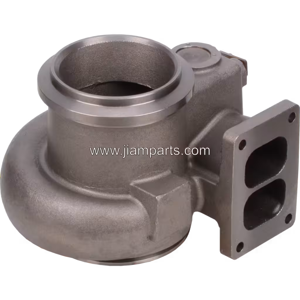 447990-0099 GTA4702BS aftermarket turbine housing — top three-quarter view