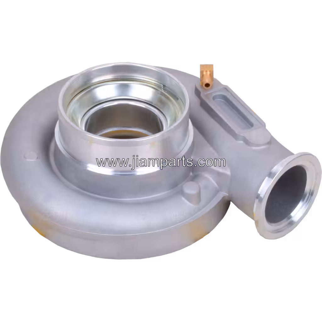 2839423 CH HX40W aftermarket compressor housing — top three-quarter view