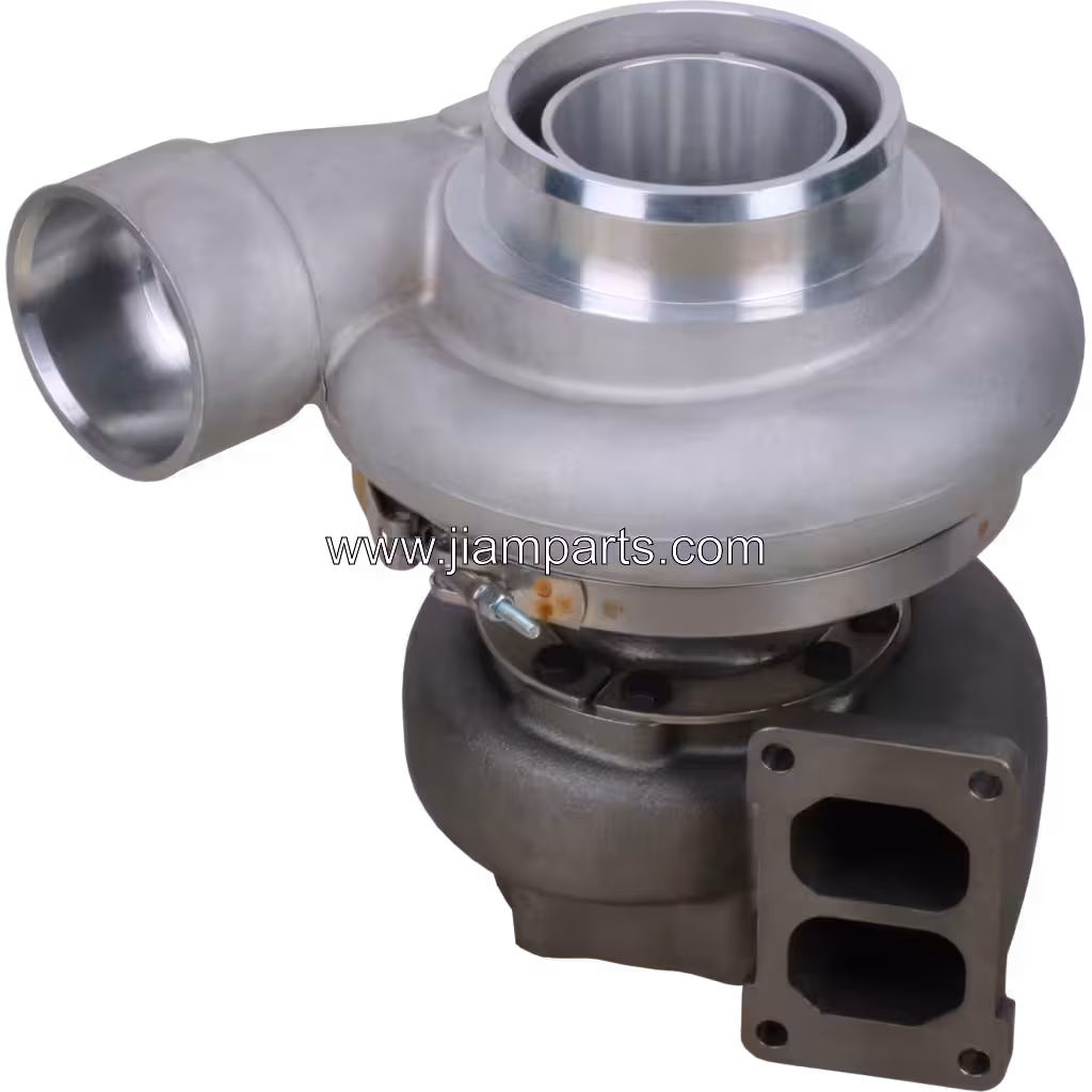 6505-65-5020 KTR110L-3H4E aftermarket turbocharger — top three-quarter view