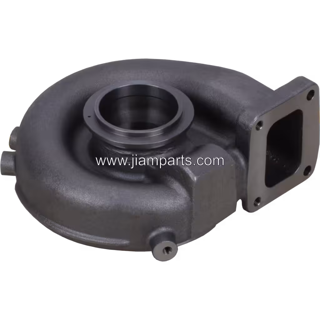 3773561 TH HE400VG HE451VE aftermarket turbine housing — top three-quarter view