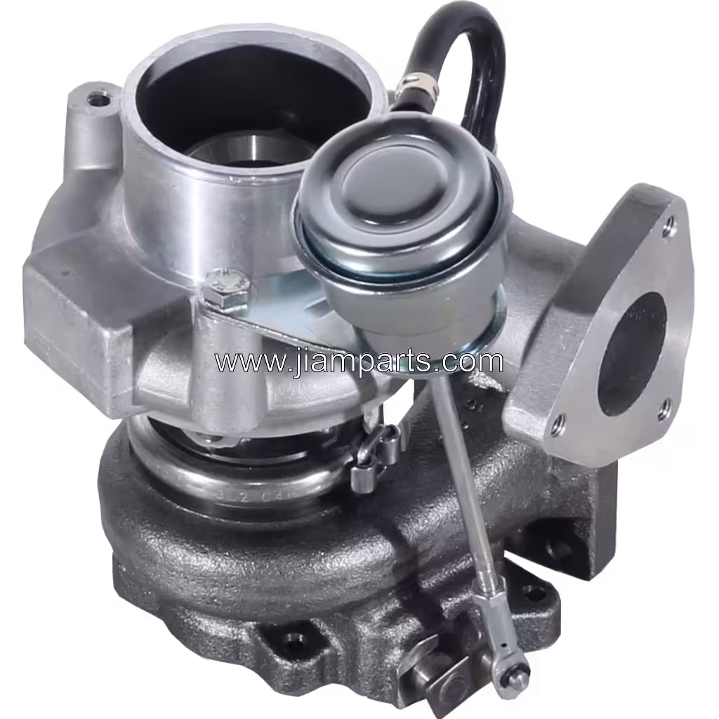 6208-81-8100 TD04 aftermarket turbocharger — top three-quarter view