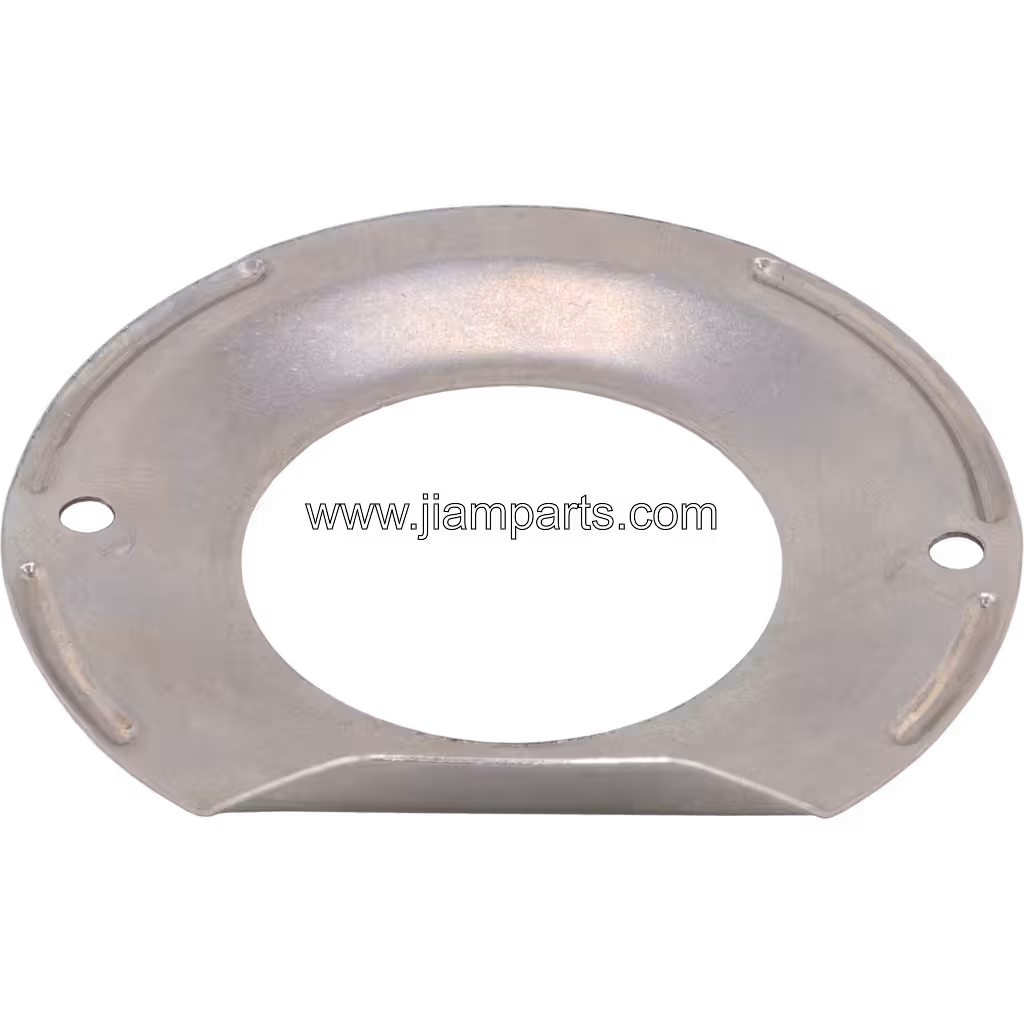 HX82 aftermarket oil deflector — top three-quarter view