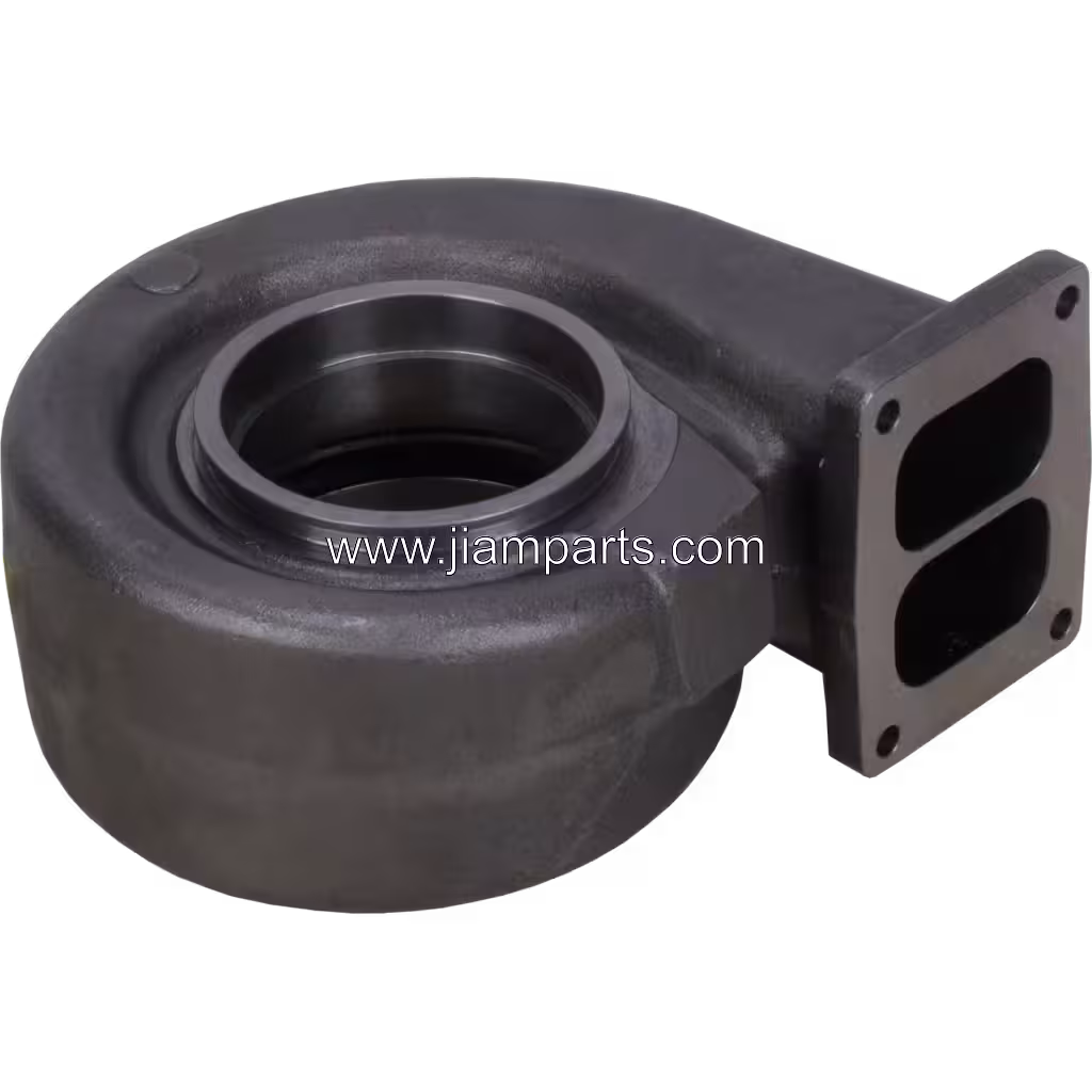 4043607 HC5A aftermarket turbine housing — top three-quarter view