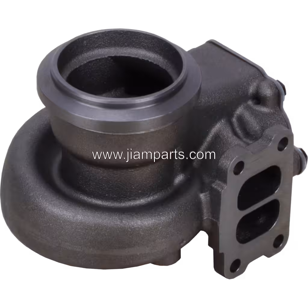 0R7569 TH S300G aftermarket turbine housing — top three-quarter view