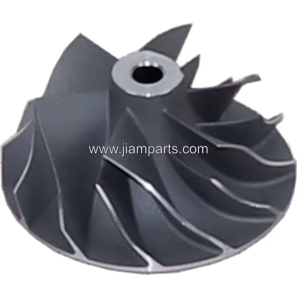 433256-0003 GT1749LS aftermarket compressor wheel — top three-quarter view