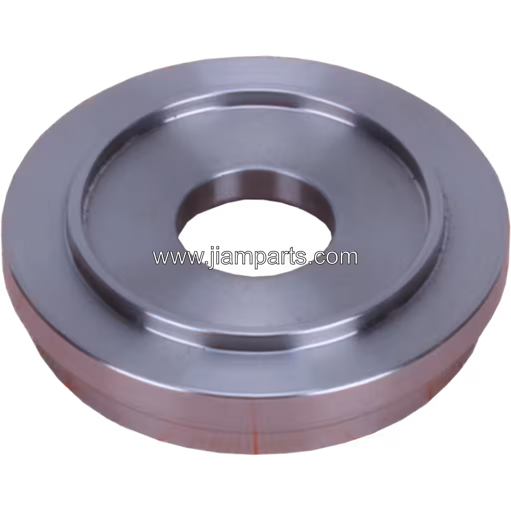 4046100 OP HX40W aftermarket oil seal plate — top three-quarter view