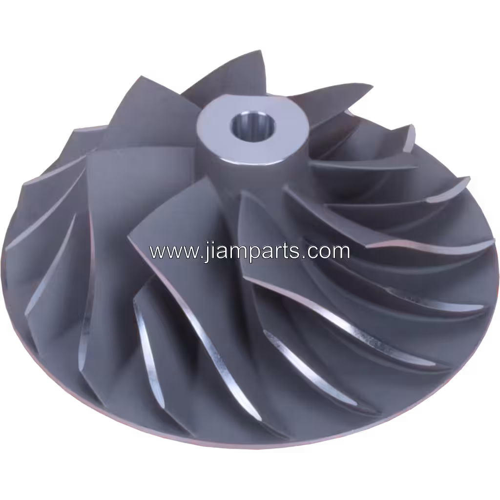3524996-U aftermarket compressor wheel — top three-quarter view