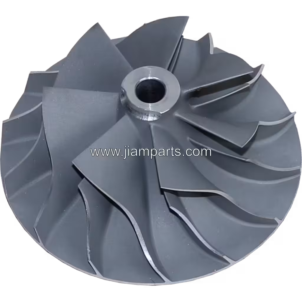 166462 CW aftermarket compressor wheel — top three-quarter view