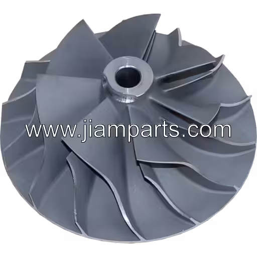 Turbocharger compressor wheel for 166462 CW, other Caterpillar applications with 3208 425 HP