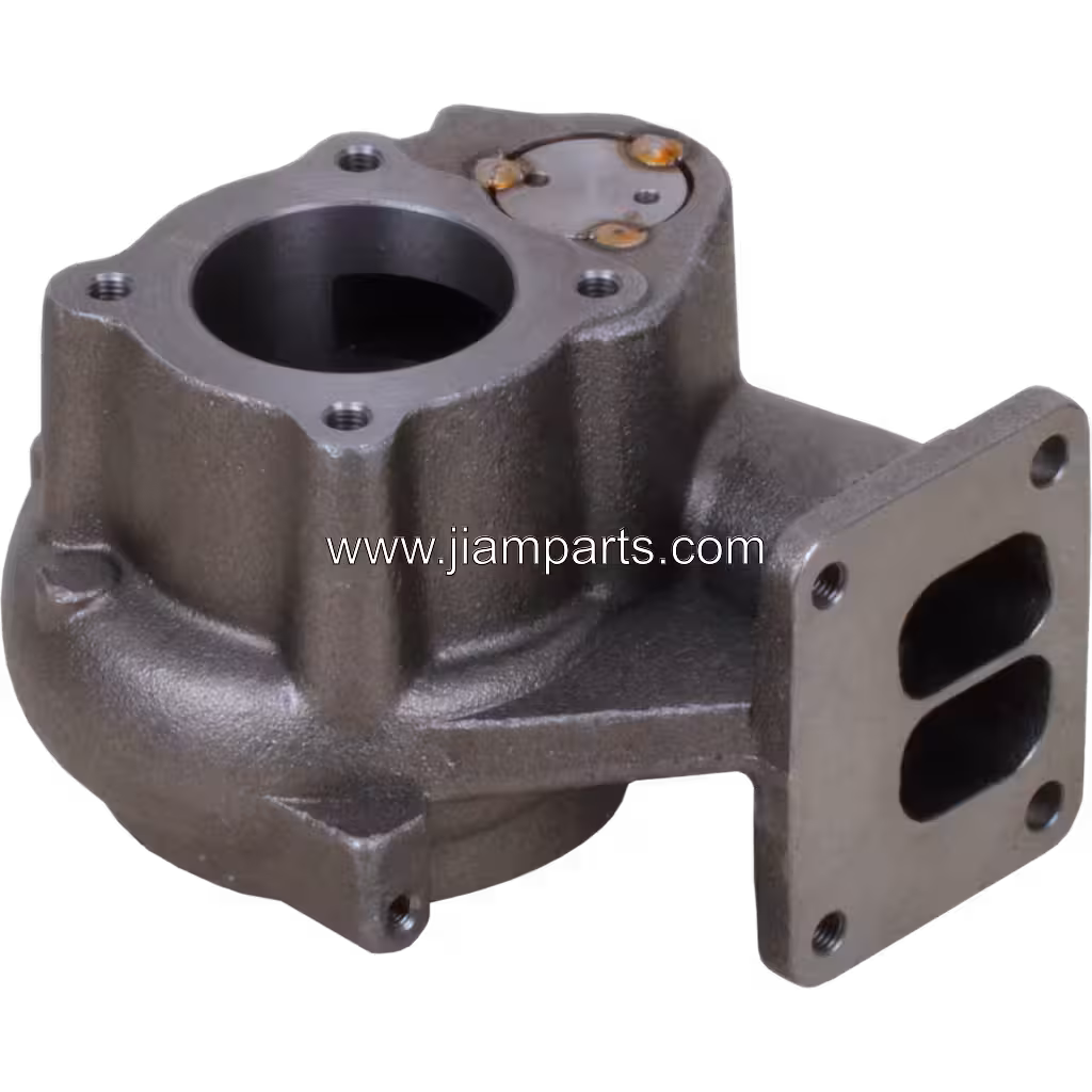 53279707120 TH K27 aftermarket turbine housing — top three-quarter view
