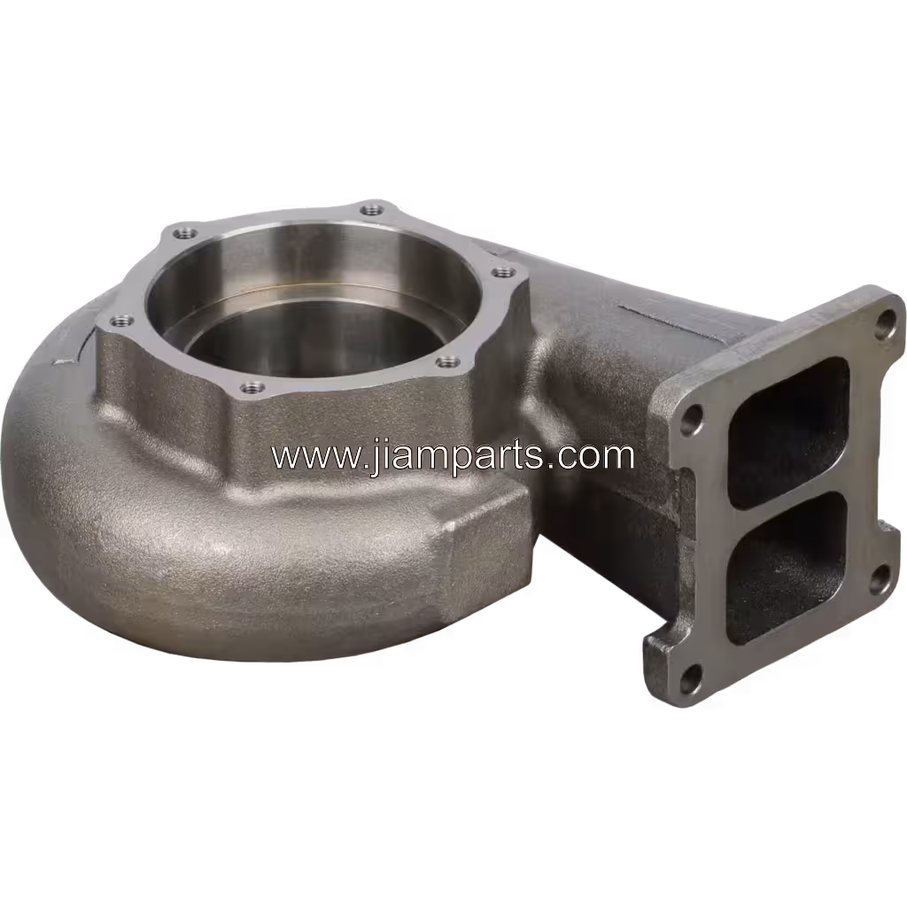 6502-52-4410 KTR130E-33AAW aftermarket turbine housing — top three-quarter view